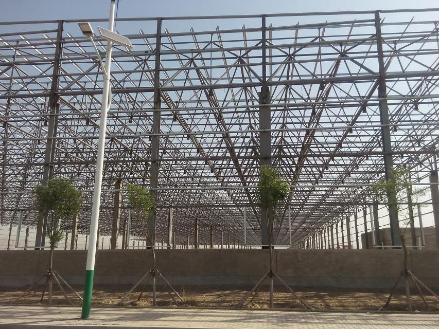 兴平汽车工业厂房网架